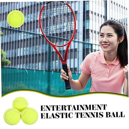 Abaodam 3Pcs Training Tennis Balls for Self Practice Professional Practice Balls for All Skill Levels Use for Beginners and Pros
