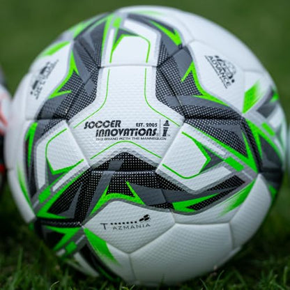 Tazmania Seamless Thermo Soccer Ball - NFHS Approved, Match & Practice Soccer Ball, Size 4 & 5 Available