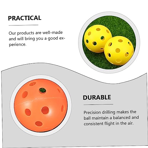 Indoor Golf Practice Balls Durable Hollow Design for Consistent Flight for Golfing and Space Use