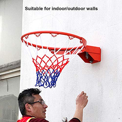 THUNDERBAY Reinforced Heavy Duty Breakaway Wall Mounted Basketball Rim,18 inch Basketball Rim Goal Replacement for Indoor Outdoor Walls - style: 18 Inch Breakaway