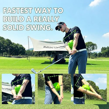 The Connector Golf Training aid, Golf Swing Trainer, Golf Training aid Posture Correction Practice, Golf Swing Training aid Improving Arm-Body Coordination, Golf Swing aid