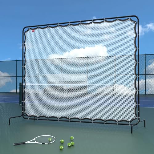 Rebound Practice Wall for Tennis, Pickleball Training,Portable Net for Backyard, Court Sports Ball Practice,Easy and Quick Assembly