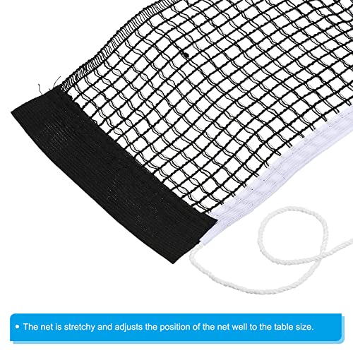 PATIKIL Table Tennis Net Replacement, Ping Pong Net String Tension Equipment Accessories Polyester Cotton for Indoor Outdoor