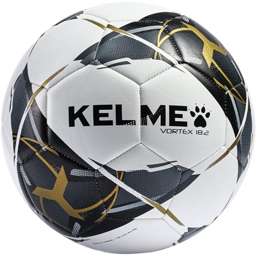 KELME Soccer Ball Sizes 4, 5 - Practice and Match Ball for Adults, Wear-Resistant Lightweight Design for Training and Games