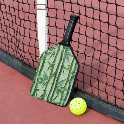 Pickleball Paddle Cover with Pockets and Handle Strap, Racket Sleeve and Ball Holder Organizer, 1 Pcs - color: gray