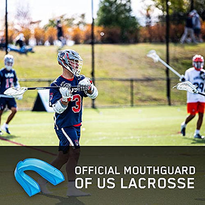 Game On Mouthguards - Only ADA Accepted Strapped Sports Mouth Guard for Football, Basketball, Lacrosse, Hockey - Superior Protection, Comfortable Fit (Braces Mouthguard)
