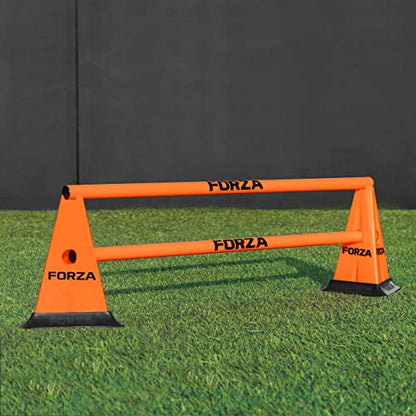 FORZA Cone & Hurdle Training Sets | Improve Your Speed & Agility Skills - Available in 3 Styles and 8 Colors - color: Orange, style: Pro Tri Cone