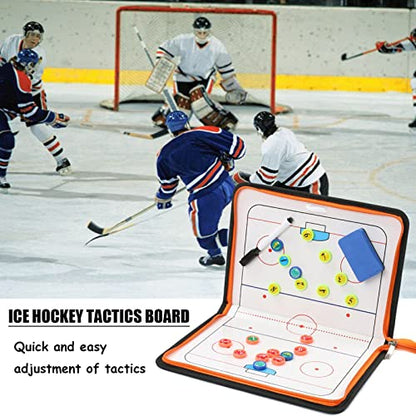 Joyeee Ice Hockey Tactics Board for Kids & Adults, Magnetic Coaching Board, Ice Hockey Equipment for Men, Boys and Ice Hockey Enthusiast, Christmas Ice Hockey Gifts for Men Father