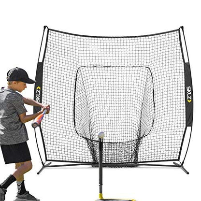 SKLZ Portable Baseball & Softball Hitting Net - Train Anywhere, Anytime | Durable & Easy Setup Skill Levels | Boosts Accuracy & Power | Ideal for Practice & Drills. - size: 7 X 7 Feet, style: Vault Net