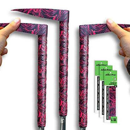 Alien Pros Golf Grip Wrapping Tapes - Innovative Golf Club Grip Solution - Enjoy a Fresh New Grip Feel in Less Than 1 Minute - style: 3-Pack Fire