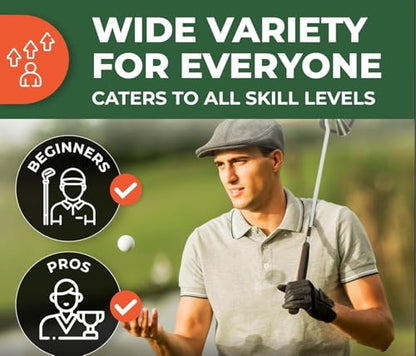 Golf Ball Monkey Hit Away Used Golf Balls Bulk with Mesh Bag – Used Range Balls & Shag Practice Golf Balls – Cheap Bulk Golf Balls Used for Backyard & Driving Range Golf Balls for Training