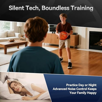 Pelidox Silent Basketball – Not Vacuum Shipped - 2025 Upgraded Airless Soft Foam Ball Soundless for Quiet Dribbling and Indoor Training – Real Feel Higher Bounce No Noise
