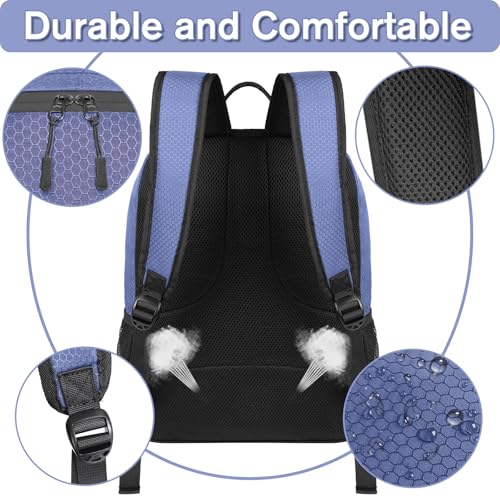 YOREPEK Soccer Backpack,Soccer Bag with Ball Holder, Water resistant Sport Equipment Bags Fit Basketball Volleyball Football - color: Purple