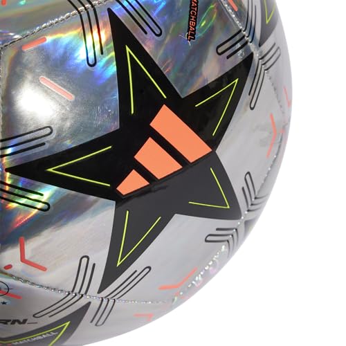 Adidas UEFA Champions League Soccer Ball - color: Multicolor/Black/Platin Metallic/Team Solar Yellow, size: 4