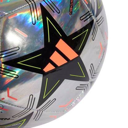 Adidas UEFA Champions League Soccer Ball - color: Multicolor/Black/Platin Metallic/Team Solar Yellow, size: 4