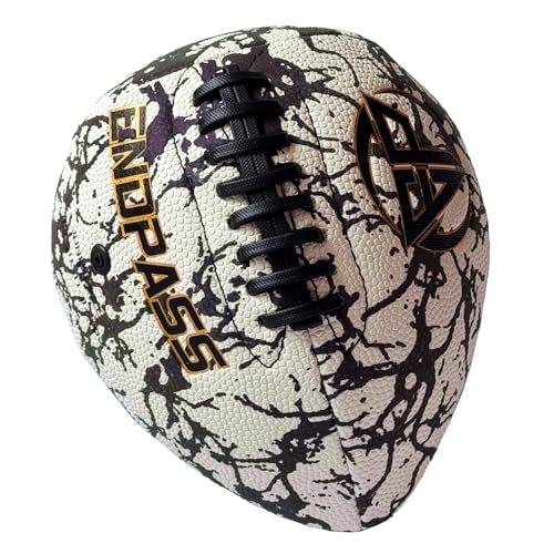 ENDPASS Luminous Rebound Trainer | Solo QB Wall Practice Ball with Light-Activated Glow for Indoor & Outdoor