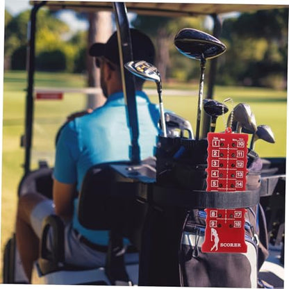 GALPADA Portable Golf Score Counter Compact Stroke Clicker for Golf Course Essential Accessory for Golf Enthusiasts Convenient Scoring Device