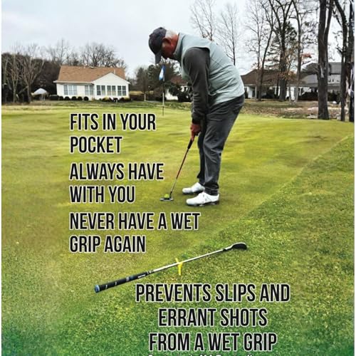 Golf Club Stand and Holder - Set of 2 - Golf Accessories, Pocket Size for Wet Grass Protection by Vig's Smart Stand