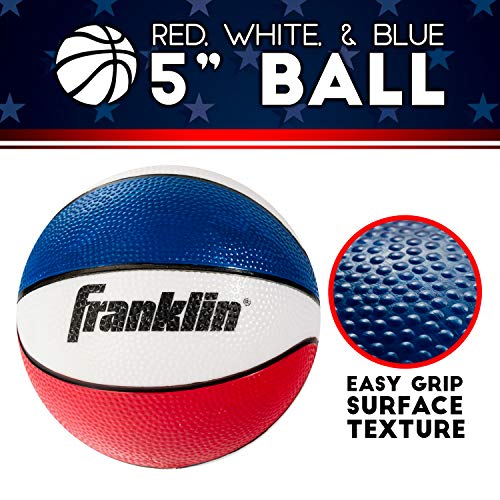 Franklin Sports Over The Door Mini Hoop Basketball Replacements - style: PVC - Red, White, Blue