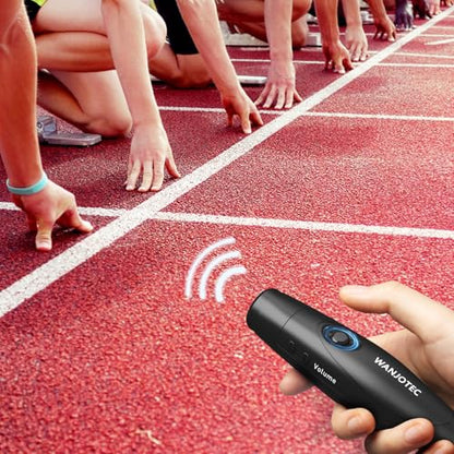 Electronic Whistle for Teacher Coaches, 3 Tones Adjustable 130db Loudest High Volume Handheld Emergency Electric Whistles for Referee, P.E.Outdoor Sports Whistles with Lanyard