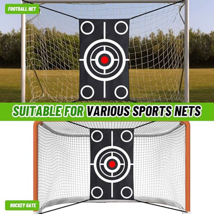 Halloscume Golf Target Cloth for Net Replacement Golf Hitting Net Target with 4 Straps for Practice Training Aids Indoor Outdoor Use - size: 3 x 5 ft