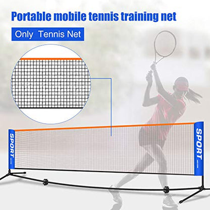 Portable Badminton Net Set for Tennis, Soccer Tennis, Kids Adult Volleyball Training Net Indoor/Outdoor Sports Net for Garden Court Beach Backyard