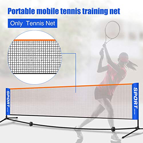 Portable Badminton Net for Tennis, Soccer, Volleyball Training Net Backyard Sport Training Foldable Portable Badminton Tennis Net for Indoor Outdoor Court Garden Beach Backyard (10ft)