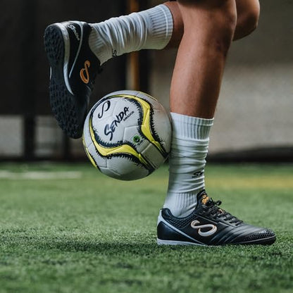 Senda Amador Training Soccer Ball, Fair Trade Certified - color: White/Yellow, size: Size 3 (Ages 7 & Under)