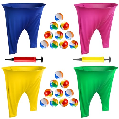 Granny Pants Yard Game Sets,4PCS Granny Pants Family Party Outdoor Games with Bouncy Balls for Adults and Kids,The Family Reunion Ultimate Backyard Party Games - color: Adult Sizes