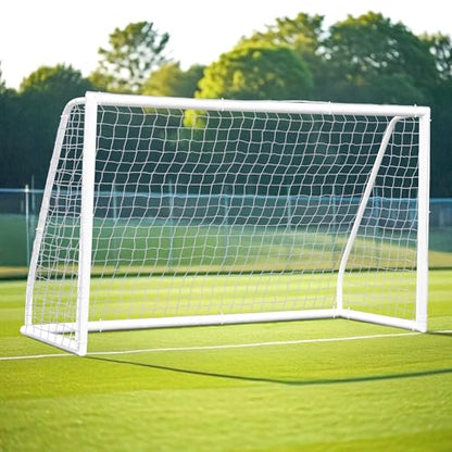 HomGarden Portable Soccer Goal for Backyard,12x6 / 10x6.5 / 8x5ft /6x4 Full Size Soccer Goals for Kids Adults Soccer Net Backyard Soccer Goals - size: 8×5 ft