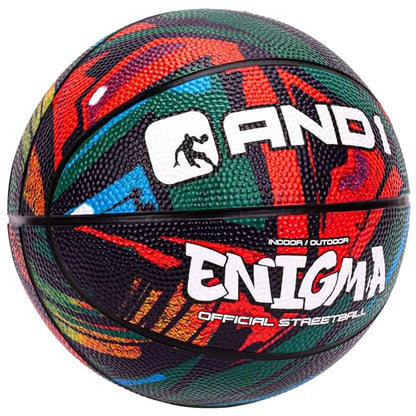 AND1 Mini Basketball Pack Set for Kids (Deflated w/Pump Included): - 7-Inch Premium Youth Size Basketballs, Easy to Grip
