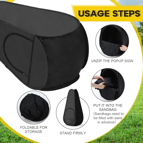 6 Pcs Basketball Blocker Pop Up Defender with Sand Bags Cone Blocking Dummy Training Mannequin Soccer and Basketball Defender Dummy Practice Equipment for Defence Training Drills