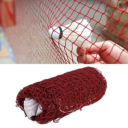 Badminton Net, Foldable Polypropylene 21ft Wide for Backyards Parks Beach Lawn, Outdoor Indoor Volleyball Badminton Tennis Replacement Net