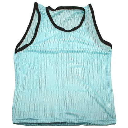 BlueDot Trading Adult & Youth Scrimmage Training Vests for Soccer, Basketball & More – Available in 1, 6, 12, 24 Packs - color: Sky Blue, style: Youth 1 Pack