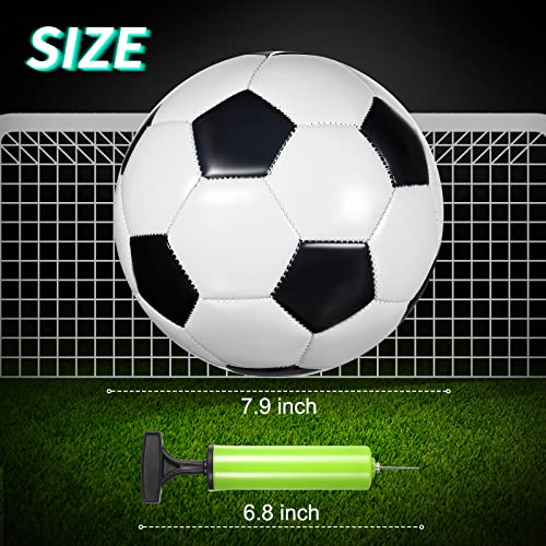 HyDren 24 Pack Soccer Balls Bulk with Pump Official Outside Christian Charity Donation Sport Soccer Balls Gifts for Teens Adults - size: Size 4