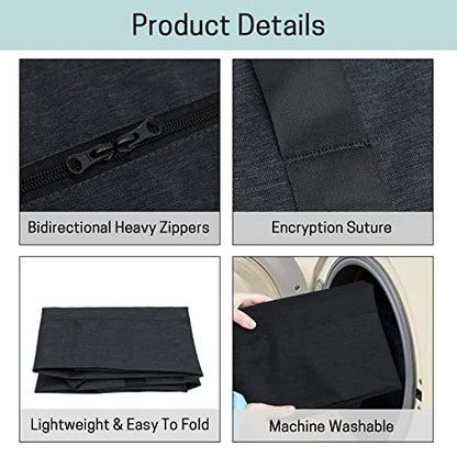 VISEMAN Baseball Softball Bow Style Net Replacement Bag Only,Baseball Practice Net Bag,Baseball Net Duffel Bag - Fits 7 x 7 Practice Net Systems for Teams & Coaches - color: Black