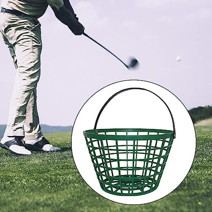 Golf Range Bucket Golf Ball Basket Carrier Outdoor Sports Ball Holder Display Pingpong Ball Basket Stadium Gear Storage Organizer