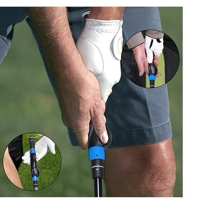 Golf Grip Trainer, Golf Club Grips,Golf Training Aid, Grip Trainer Golf to Help Train Correct Hand Position and Improve Swing Rhythm,Golf Grip Kit Accessories Gifts