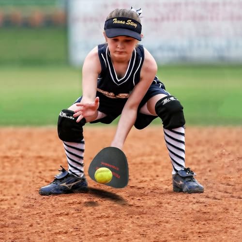 Storgem Softhands Baseball Fielding Trainer,Two-Hands Foam Mitts - style: 4 Packs