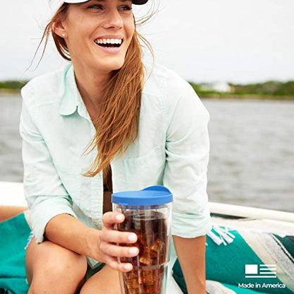 Tervis Pickleball Made in USA Double Walled Insulated Tumbler Travel Cup Keeps Drinks Cold & Hot, 24oz, Classic - style: 24oz