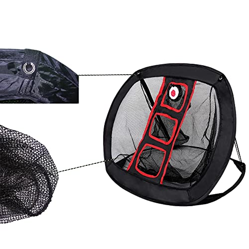Golf Chipping net | Pop Up Golf Chipping Net | Indoor/Outdoor Golf Hitting net for Accuracy and Swing Practice
