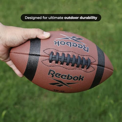 Reebok - Football, Composite Leather, Innovative Soft Grip Technology, Cushion Lining, Stylish, Ideal for Sports