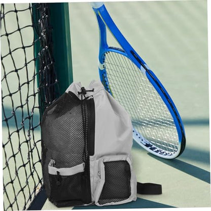 Baluue Draw Swimming Bag Back Draw Back Swimming Mesh Bag Swim Mesh Bag Beach Bag Back Swimsuit Bags Swim Back - color: Grey
