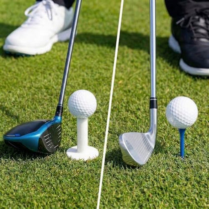 32 Pieces Golf Tee Holder for Driving Range, Rubber Golf Tees for Mats, Golf Simulator Tees Set for Indoor & Outdoor Practice, 6 Sizes Tees Holders and 2 Sizes Tees