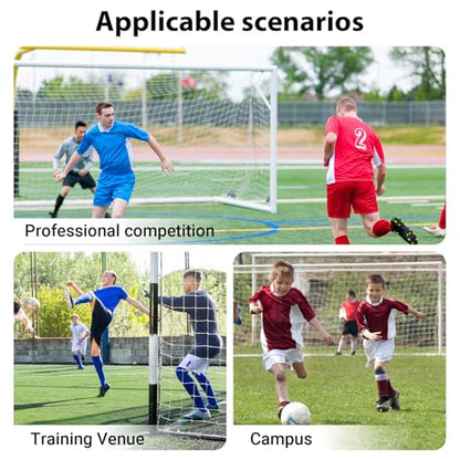 24x8 FT Soccer Goal Net Replacement 2-Pack – Heavy Duty Polyethylene Net with Reinforced Edges for Backyard, Field, Practice, Tournament – No Frame Needed - size: 10 x 6.5FT-2mm