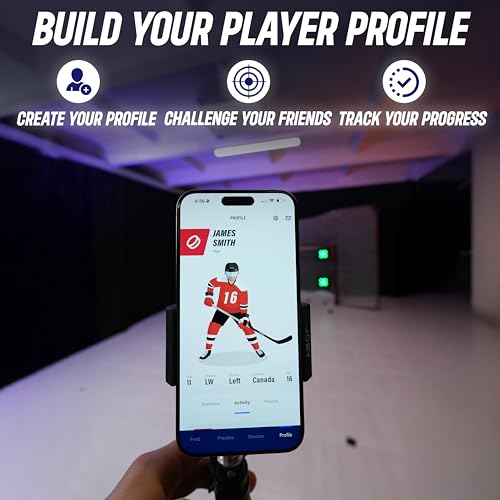 XDT Xtreme Hockey Shooting Targets 2-Pack – App Compatible Smart Shooting Targets – Corner Goal Trainer for Accuracy & Precision – Heavy-Duty Durable Design – Fits Standard 72” Hockey Nets