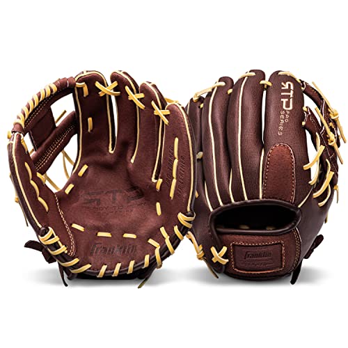 Franklin Sports Baseball Gloves - RTP Pro Adult + Kids Baseball Mitt - Outfield + Infield Gloves - size: 11.0" - I-Web