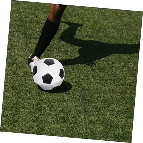 Hemoton Training Soccer Ball Size 5, Pu Machine Stitched Football for Outdoor Practice, Sturdy and Youth Sports Equipment for Team Soccer Training