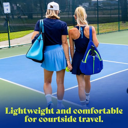 Swinton Pickleball Bag for Women and Men – Stylish Pickleball Backpack | Lightweight, Water-Resistant Pickleball Paddle Bag | Unisex Pickleball Bags with Space for Paddles, Balls & Accessories - color: Royal Blue