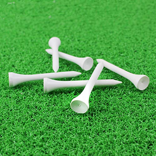 Crestgolf Professional 2 1/8" Deluxe Wood Golf Tees 100pcs - color: White